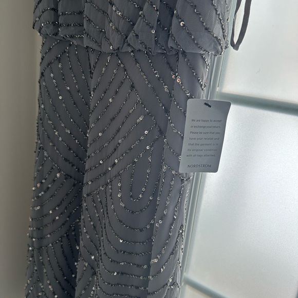 Adrianna Papell sequined scalloped dress - Picture 5 of 10